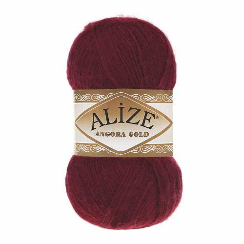 Włóczka Alize Angora Gold - 57 bordowy