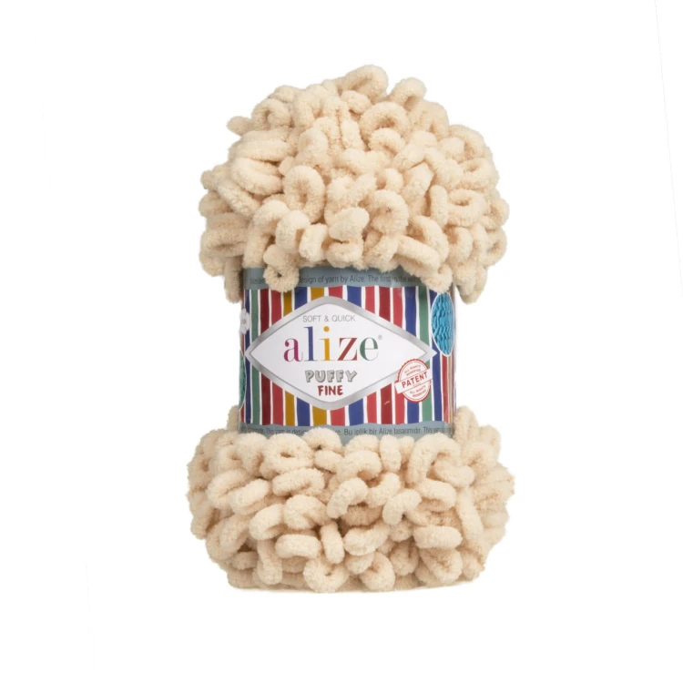 Włóczka Alize Puffy Fine - 310 jasny beż