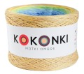 KOKONEK Letnie orzeźwienie-Ciepły beż/intensywny żółty/mięta/błękit/lazur