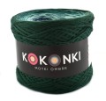 KOKONEK Butelkowa zieleń/ciemny szmaragd/morski/patyna/indygo melanż/petrol