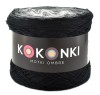 KOKONEK Czerń/średni szary/biel