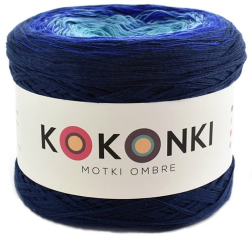 KOKONEK Granat/kobalt/cyjan/turkus