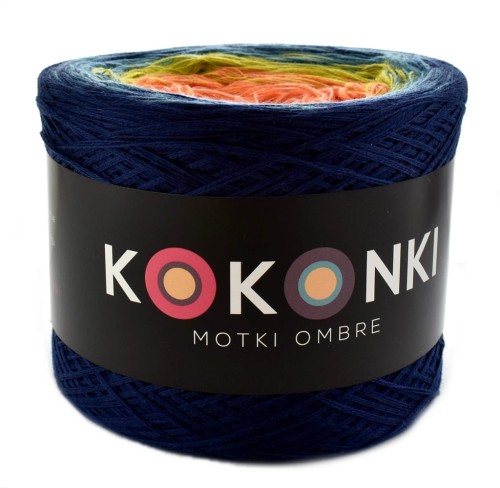 KOKONEK Granat/jasny petrol/limetka/mango/brzoskwinia