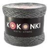 KOKONEK Średni szary melanż/szary/jasny szary/pastelowy róż/jasny róż