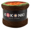 KOKONEK Brąz/zieleń/czerwień/pomarańcz/żółty