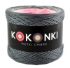 KOKONEK Średni szary/szary/jasny róż/fuksja
