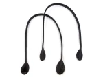 Uchwyty / rączki do torby eko skóra / 60 cm / czarny / 2 szt / 730257