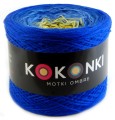 KOKONEK A539 Kobalt/szafir/niebieski/intensywny żółty
