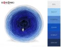KOKONEK Biel/błękit/niebieski/szafir/kobalt/granat