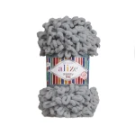 Włóczka Alize Puffy Fine 343 / stalowy 