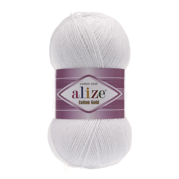 Alize Cotton Gold - 55 biel optyczna