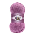 Włóczka Alize Cotton Gold 98 / wrzosowy róż / 100g