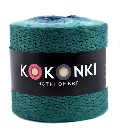 KOKONEK Ciemny szmaragd/szmaragd/patyna/jasny petrol/petrol