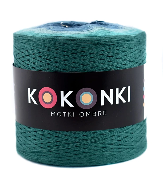 KOKONEK Ciemny szmaragd/szmaragd/patyna/jasny petrol/petrol