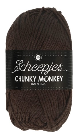 Włóczka Scheepjes Chunky Monkey 100 g - 1004 czekolada