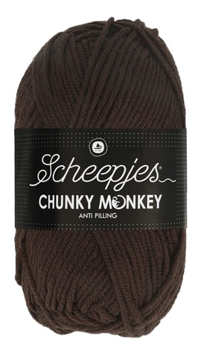 Włóczka Scheepjes Chunky Monkey 100 g - 1004 czekolada