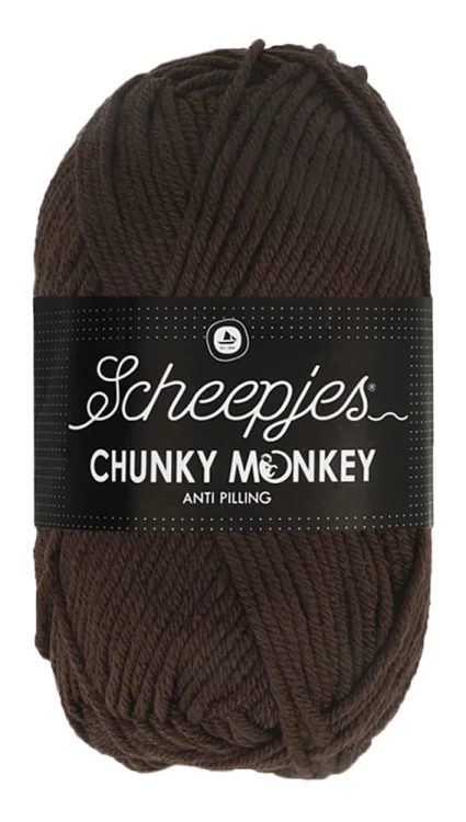 Włóczka Scheepjes Chunky Monkey 100 g - 1004 czekolada
