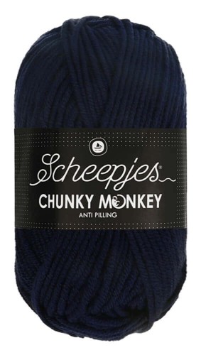 Włóczka Scheepjes Chunky Monkey 100 g - 1011 ciemny granat