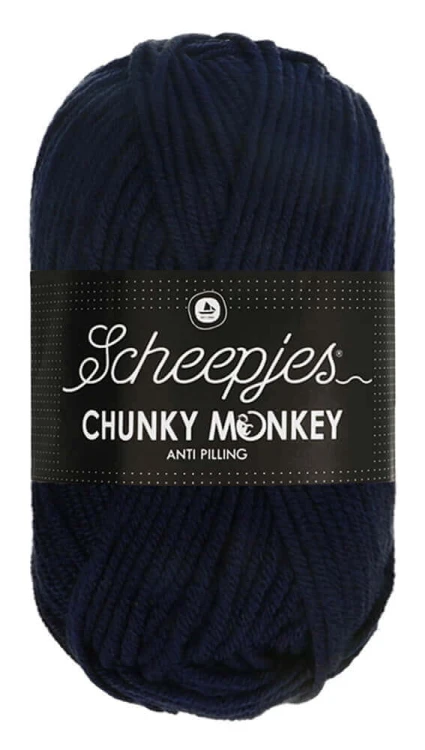 Włóczka Scheepjes Chunky Monkey 100 g - 1011 ciemny granat