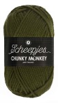 Włóczka Scheepjes Chunky Monkey 100 g - 1027 zielony mech