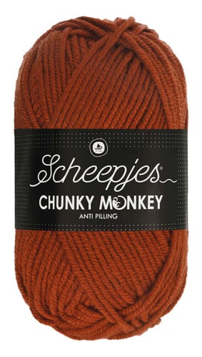 Włóczka Scheepjes Chunky Monkey 100 g - 1029 rdza