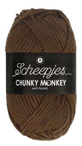 Włóczka Scheepjes Chunky Monkey 100 g - 1054 brunatny