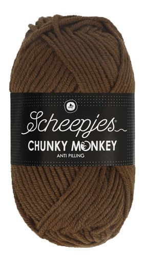 Włóczka Scheepjes Chunky Monkey 100 g - 1054 brunatny