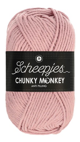Włóczka Scheepjes Chunky Monkey 100 g - 1080 perłowy róż