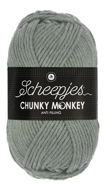 Włóczka Scheepjes Chunky Monkey 100 g - 1099 średni szary