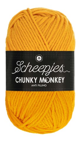 Włóczka Scheepjes Chunky Monkey 100 g - 1114 złotożółty