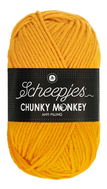 Włóczka Scheepjes Chunky Monkey 100 g - 1114 złotożółty