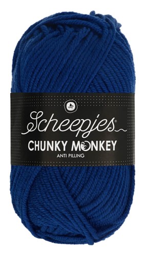 Włóczka Scheepjes Chunky Monkey 100 g - 1117 królewski niebieski