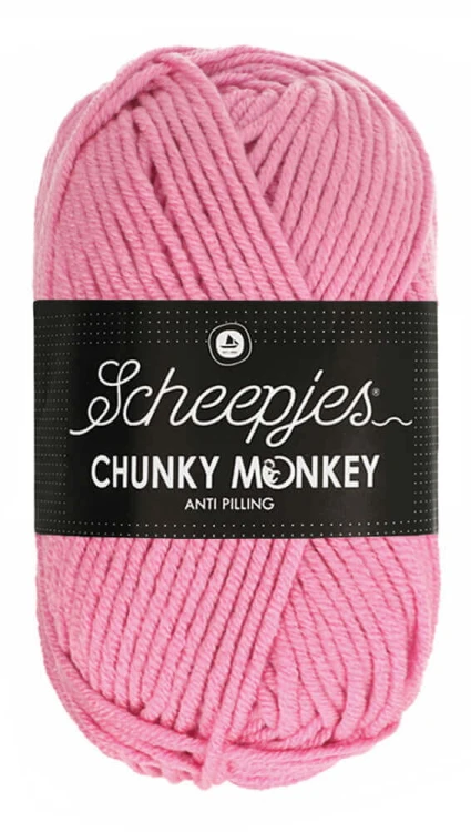 Włóczka Scheepjes Chunky Monkey 100 g - 1241 różany