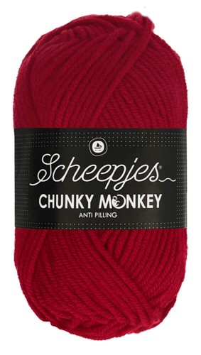 Włóczka Scheepjes Chunky Monkey 100 g - 1246 kardynalski
