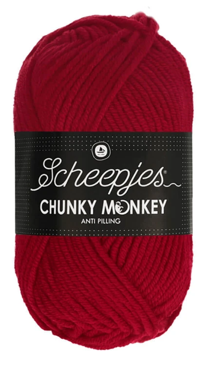 Włóczka Scheepjes Chunky Monkey 100 g - 1246 kardynalski