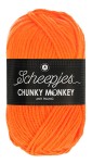 Włóczka Scheepjes Chunky Monkey 100 g - 1256 ultra pomarańcz