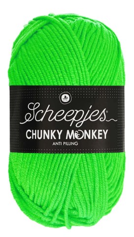 Włóczka Scheepjes Chunky Monkey 100 g - 1259 ultra zieleń
