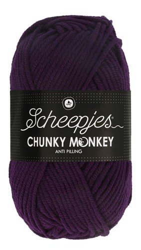 Włóczka Scheepjes Chunky Monkey 100 g - 1425 ciemna purpura