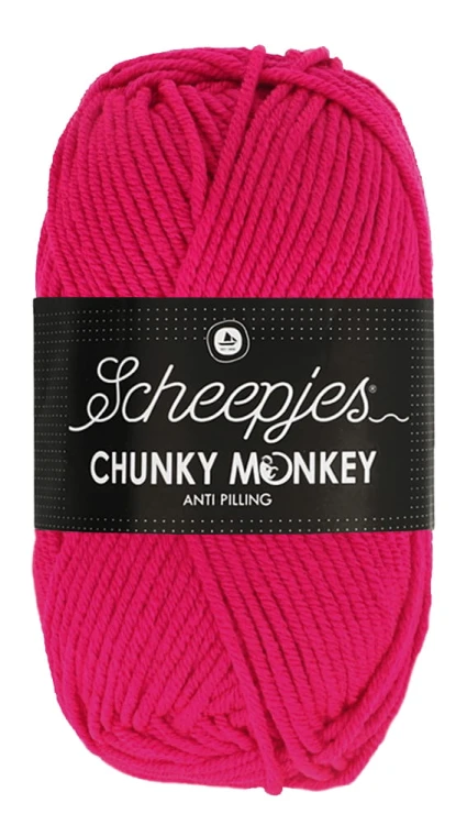 Włóczka Scheepjes Chunky Monkey 100 g - 1435 magenta