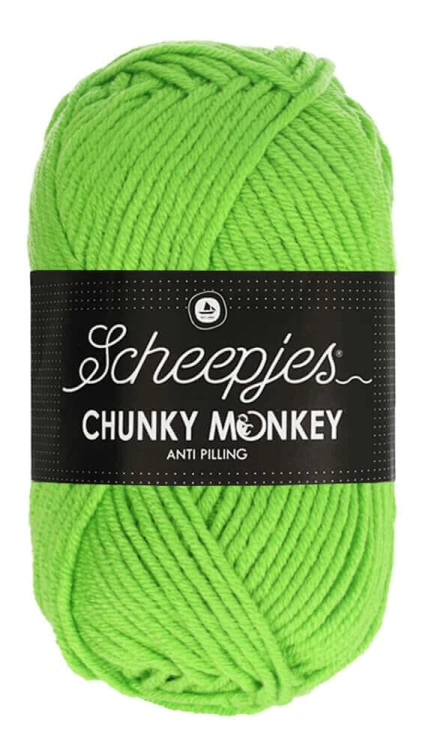 Włóczka Scheepjes Chunky Monkey 100 g - 1821 limonka