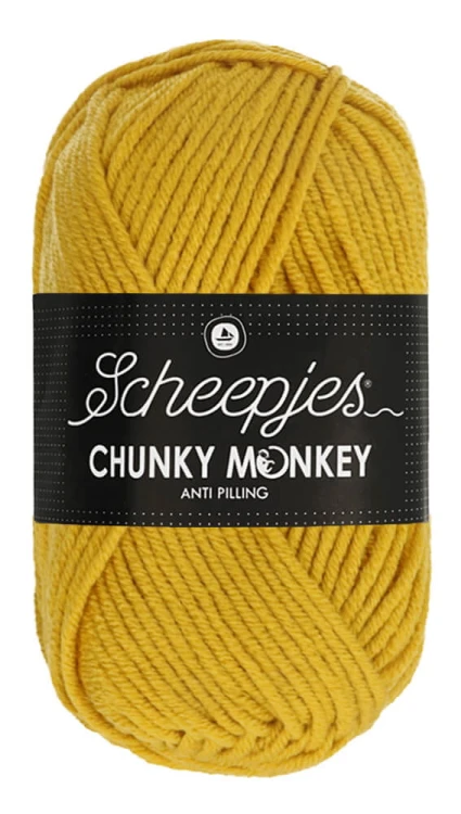 Włóczka Scheepjes Chunky Monkey 100 g - 1823 musztarda