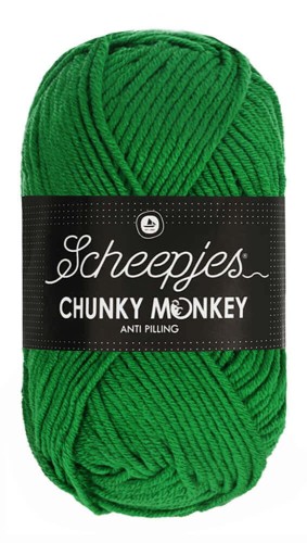Włóczka Scheepjes Chunky Monkey 100 g - 1826 zielona koniczyna