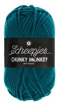 Włóczka Scheepjes Chunky Monkey 100 g - 1829 głęboki  turkus