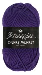 Włóczka Scheepjes Chunky Monkey 100 g - 2001 namiętny fiolet