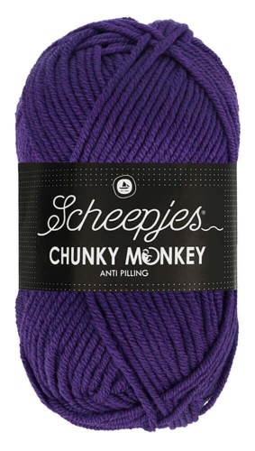 Włóczka Scheepjes Chunky Monkey 100 g - 2001 namiętny fiolet