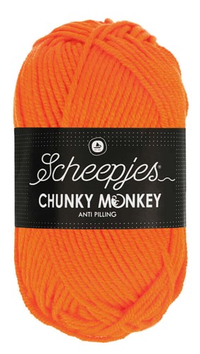 Włóczka Scheepjes Chunky Monkey 100 g - 2002 pomarańczowy