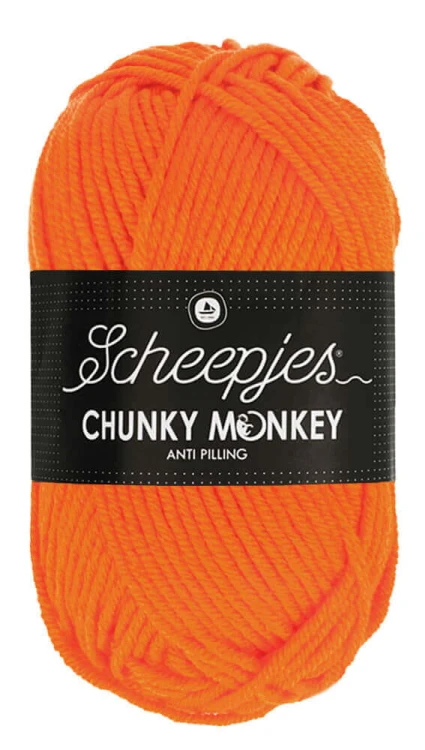 Włóczka Scheepjes Chunky Monkey 100 g - 2002 pomarańczowy