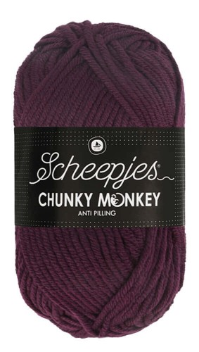 Włóczka Scheepjes Chunky Monkey 100 g - 2007 śliwka