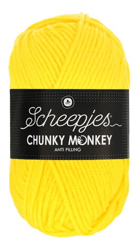 Włóczka Scheepjes Chunky Monkey 100 g - 2008 żółty