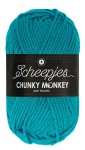 Włóczka Scheepjes Chunky Monkey 100 g - 2012 intensywny turkus